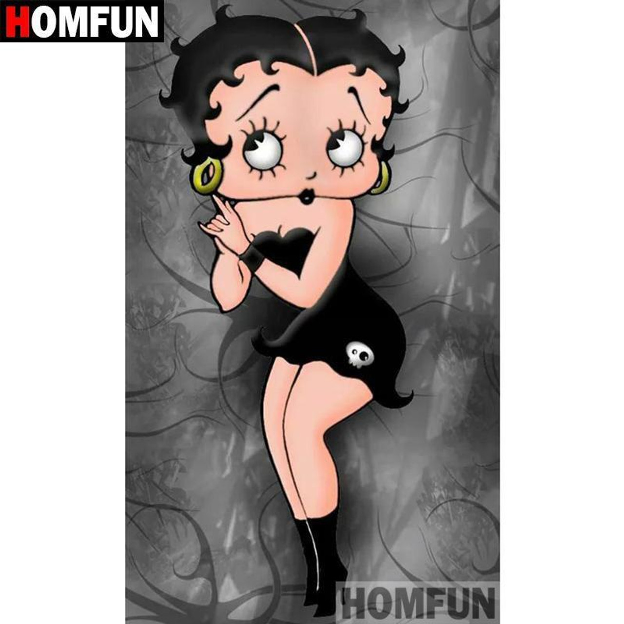 Cartoon Little Black Dress