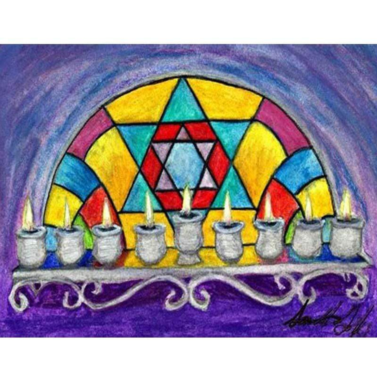 5D Diamond Painting Three Cranberry Holiday Candles Kit
