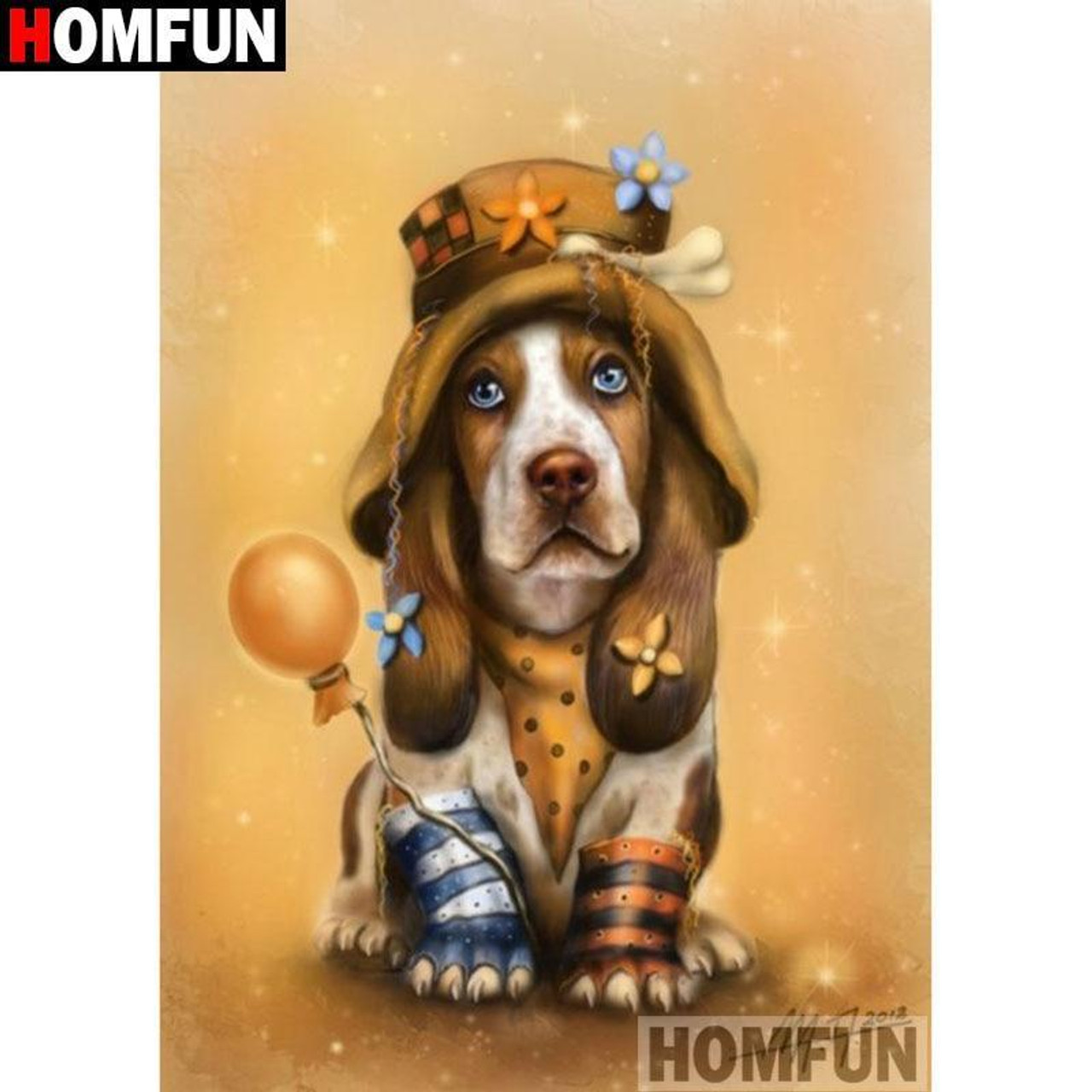 Basset Hound Dog - Diamond Painting Kit