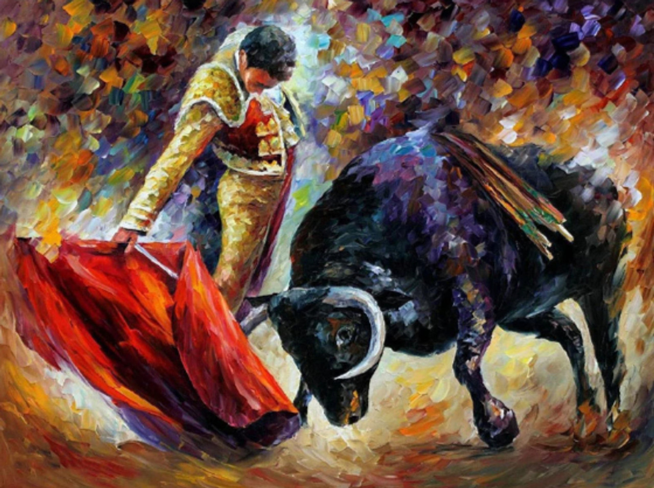 spanish bullfighting painting