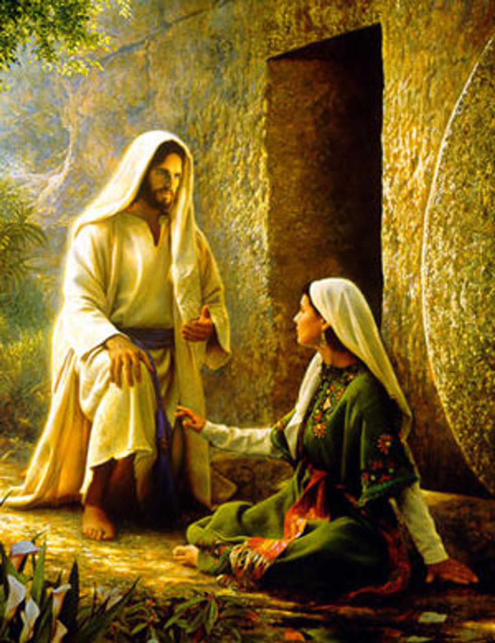 Mary Magdalene and Jesus Religious  Diamond Painting – Diamondpaintingpro