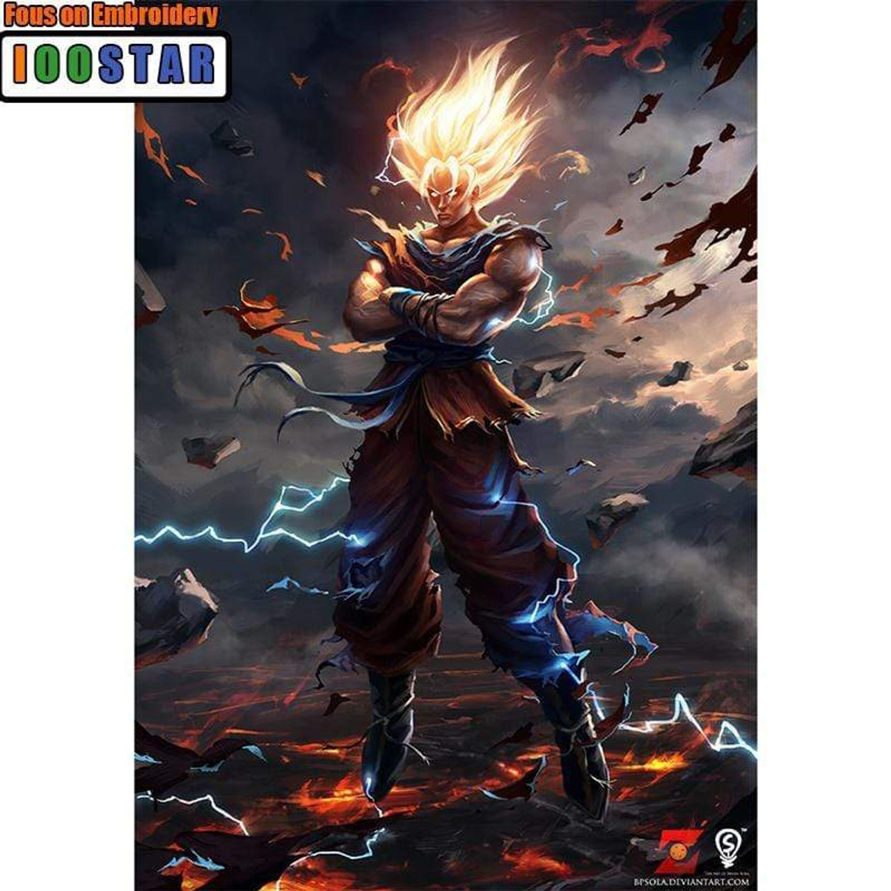 Goku Black - Diamond Paintings 