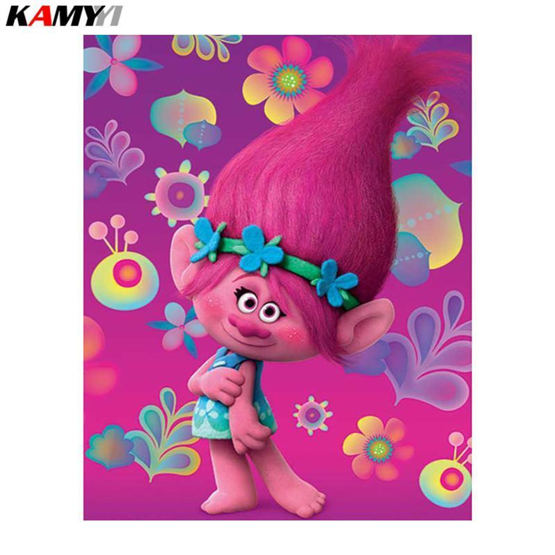 5D Diamond Painting Trolls Poppy Kit - Bonanza Marketplace