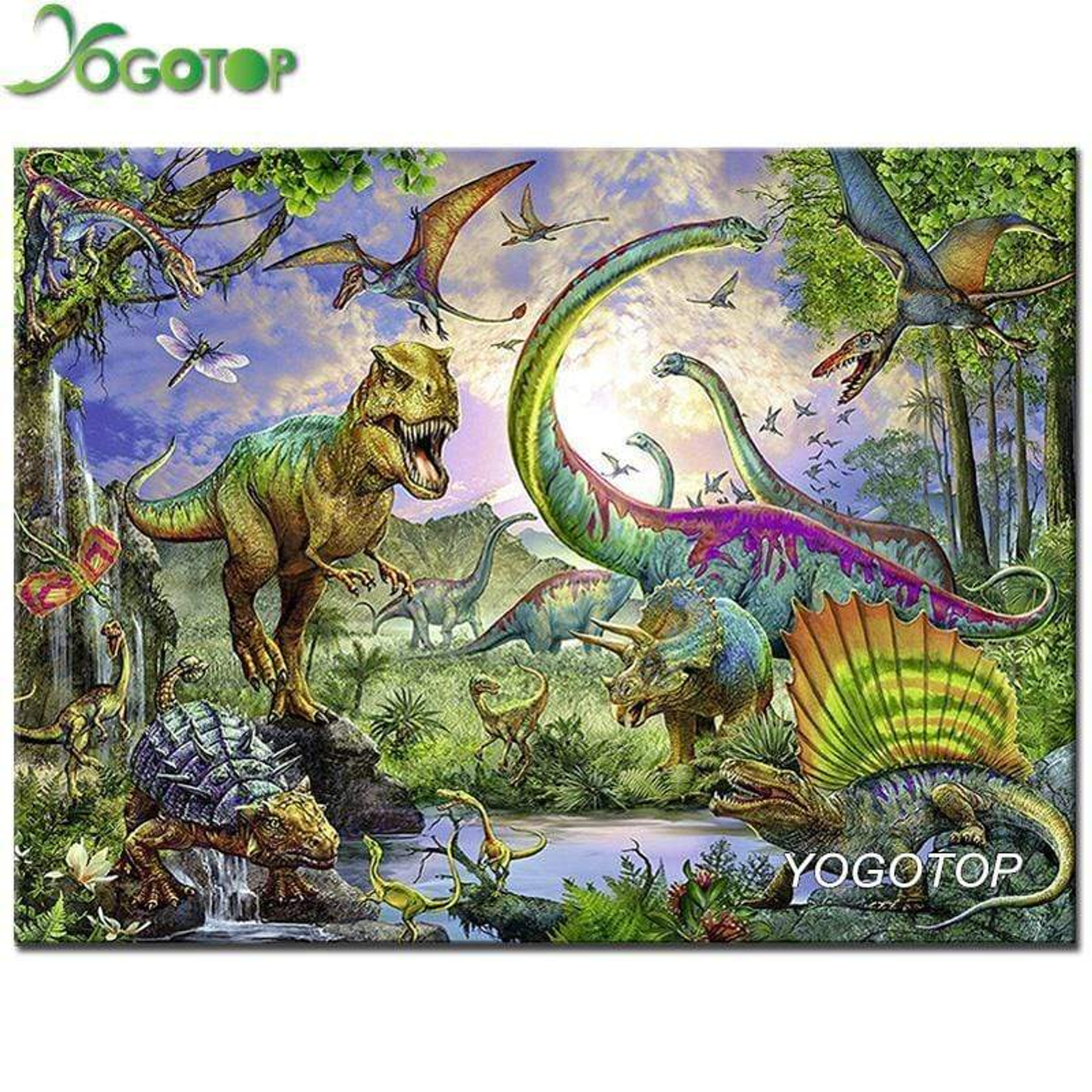 5D Diamond Painting Dinosaurs Kit