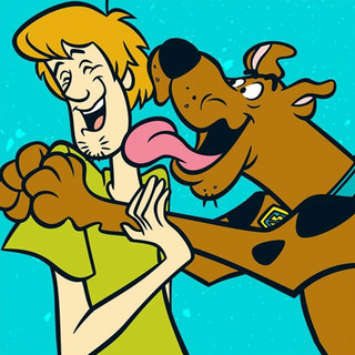 5D Diamond Painting Scooby Doo Kisses Kit - Bonanza Marketplace