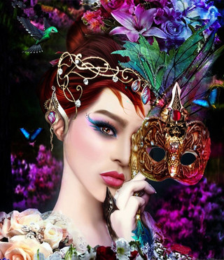 5D Diamond Painting Masquerade Kit - Bonanza Marketplace