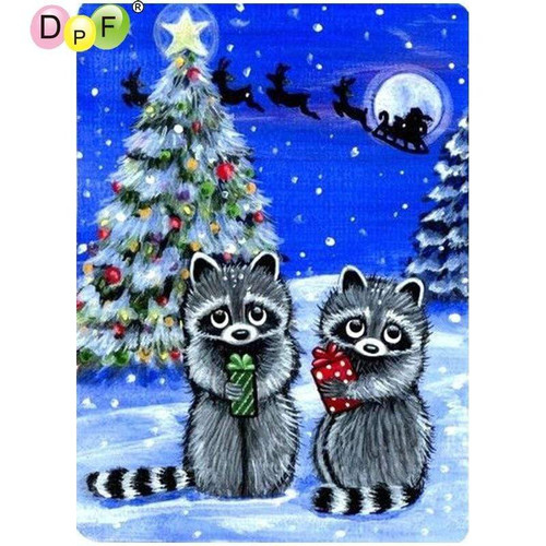 5D Diamond Painting Blue and Silver Christmas Ornaments Kit - Bonanza  Marketplace