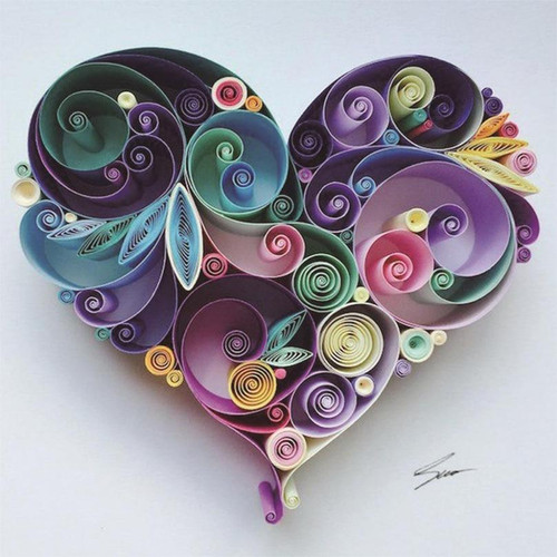 5D Diamond Painting Heart of Swirls Kit