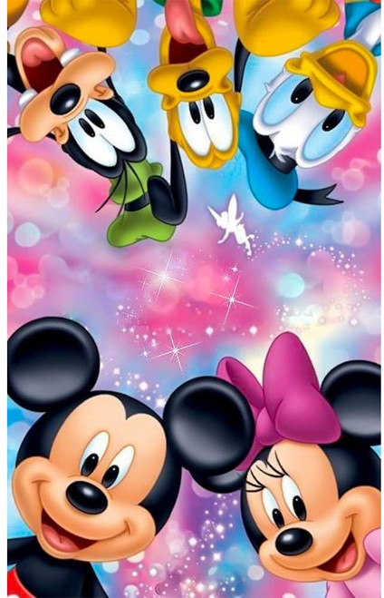 5D Diamond Painting Bubbles and Sparkles Mickey & Friends Kit