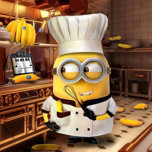 5D Diamond Painting Minion Chef Kit