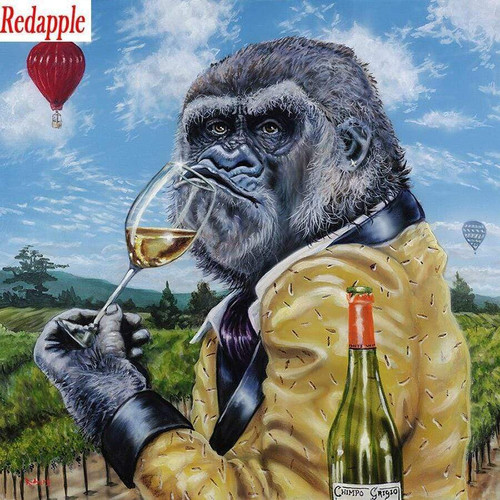 5D Diamond Painting Wine Tasting Gorilla Kit