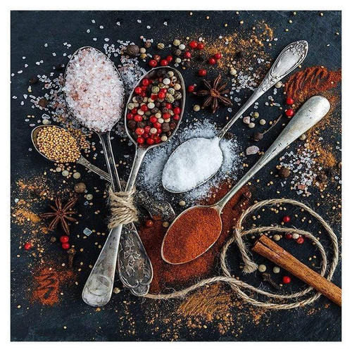 5D Diamond Painting Spoons and Spices Kit