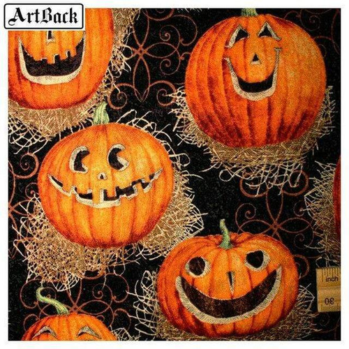 5D Diamond Painting Carved Pumpkins Kit