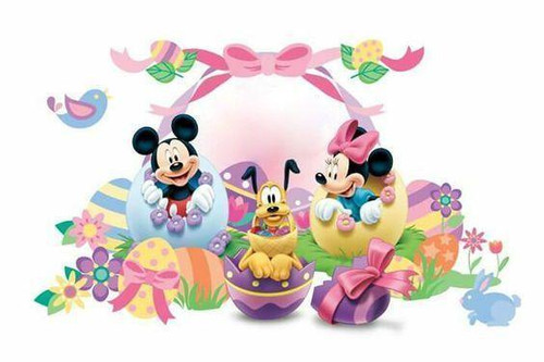 5D Diamond Painting Minnie & Mickey Easter Kit