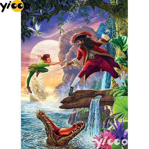 5D Diamond Painting Peter Pan Sword Fight Kit