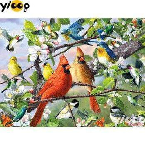 5D Diamond Painting Birds in the Trees Kit