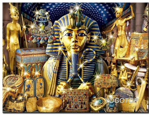 5D Diamond Painting Egyptian Treasure Kit