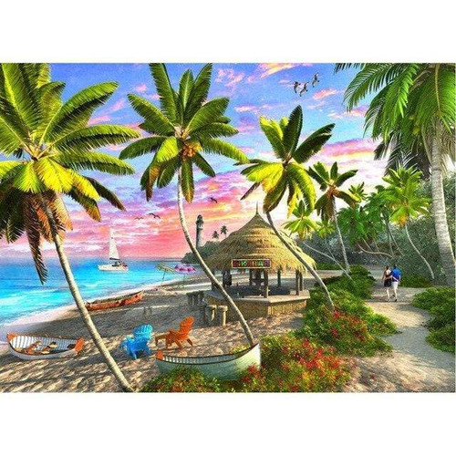 5D Diamond Painting Tiki Bar Kit