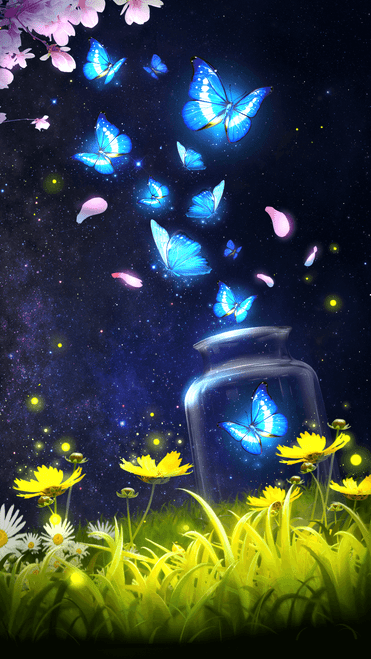 5D Diamond Painting Jar of Butterflies Kit