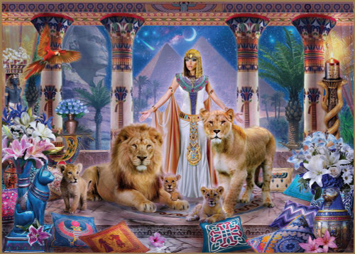 5D Diamond Painting Egyptian Lions Kit