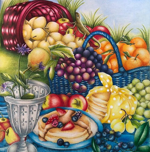 5D Diamond Painting Fruit and Pancakes Kit