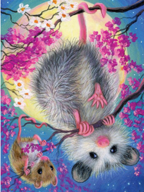 5D Diamond Painting Opossum and Mouse Kit