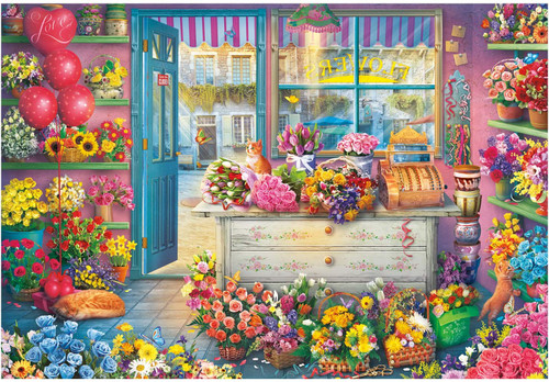 5D Diamond Painting Florist Shop Kit