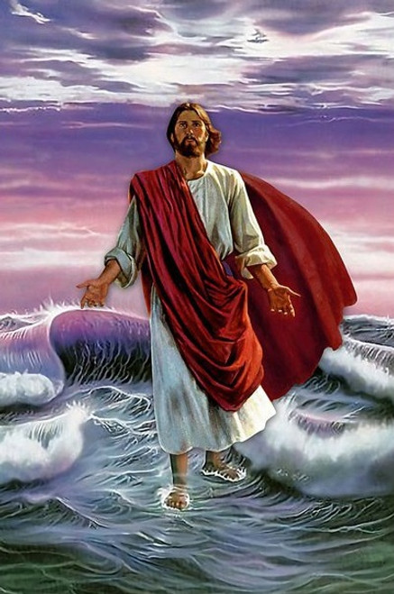 5D Diamond Painting Jesus Walking On Water Kit