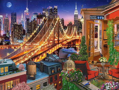 5D Diamond Painting New York Summer Nights Kit