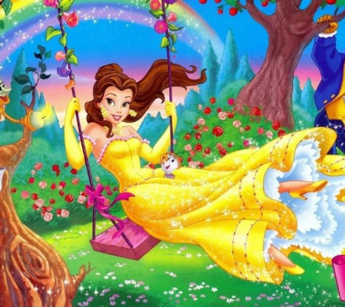 5D Diamond Painting Belle on a Swing Kit