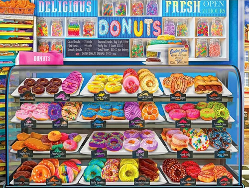 5D Diamond Painting Donut Shop Kit