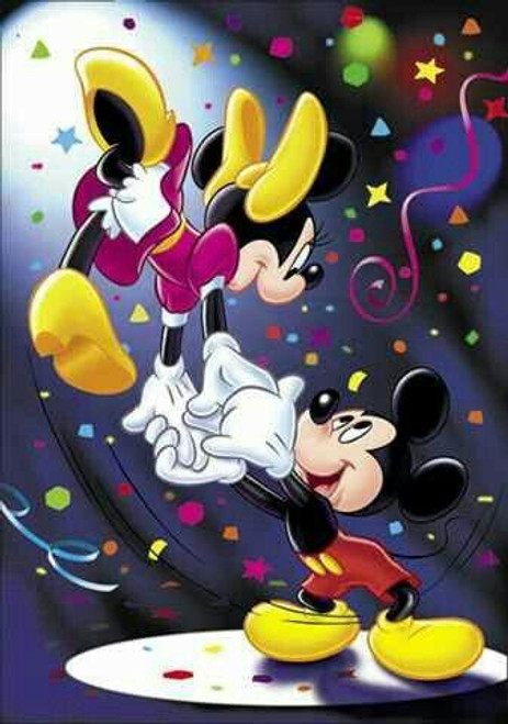 5D Diamond Painting Dancing Minnie and Mickey Kit