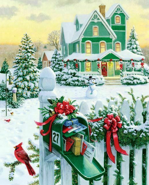 5D Diamond Painting Christmas Delivery Kit
