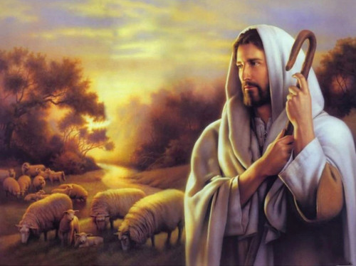 5D Diamond Painting Jesus the Good Shepherd Kit