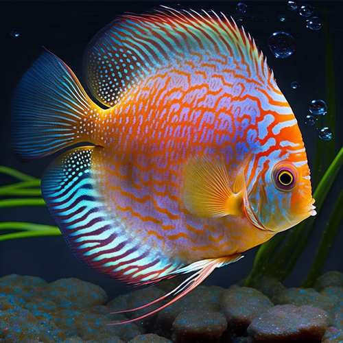 5D Diamond Painting Colorful Fish Kit