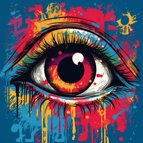 5D Diamond Painting Graffiti Eye Kit