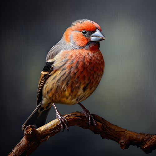 5D Diamond Painting Finch on a Branch Kit