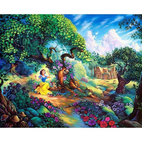 5D Diamond Painting Snow White by a Tree Kit