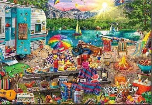 5D Diamond Painting All Things Summer Camping Kit
