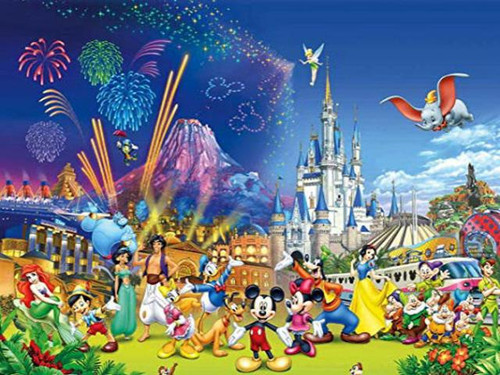 5D Diamond Painting World of Disney Fireworks Kit