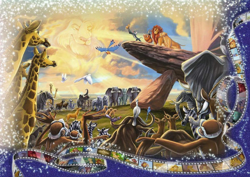 5D Diamond Painting Lion King Movie Clip Kit