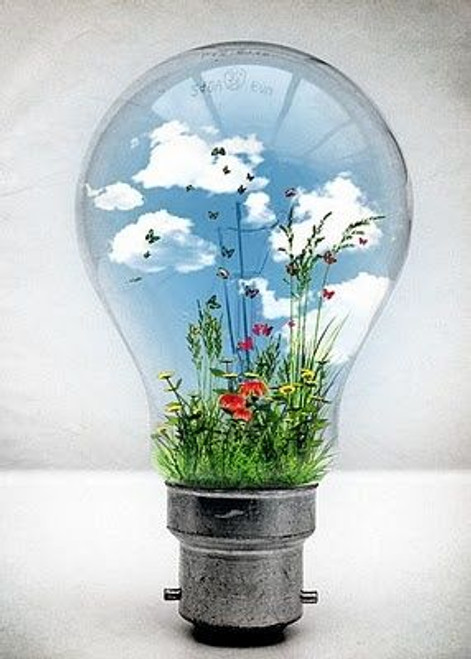 5D Diamond Painting Light Bulb Garden Kit