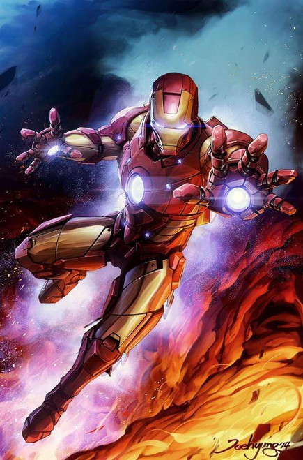 5D Diamond Painting Iron Man Action Kit