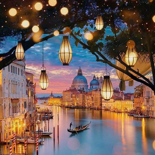 5D Diamond Painting Venice Waterscape Kit