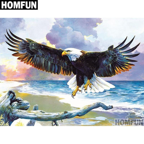 5D Diamond Painting Eagle Landing Kit