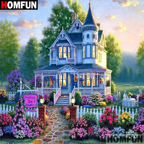 5D Diamond Painting Victorian Home kit