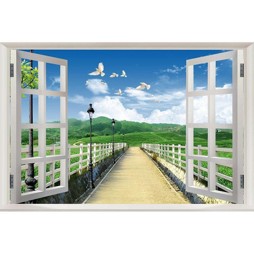 5D Diamond Painting Open Window to the Meadow Kit