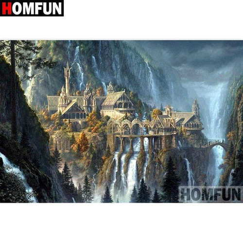 5D Diamond Painting Waterfall Kingdom Kit