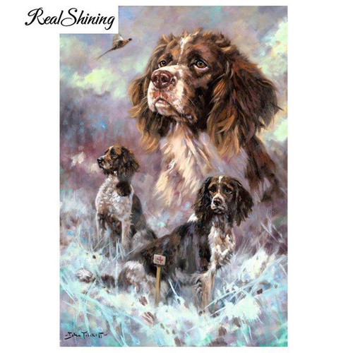 5D Diamond Painting Spaniel Kit