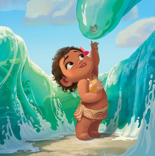 5D Diamond Painting Baby Moana and Te Fiti's Heart Kit